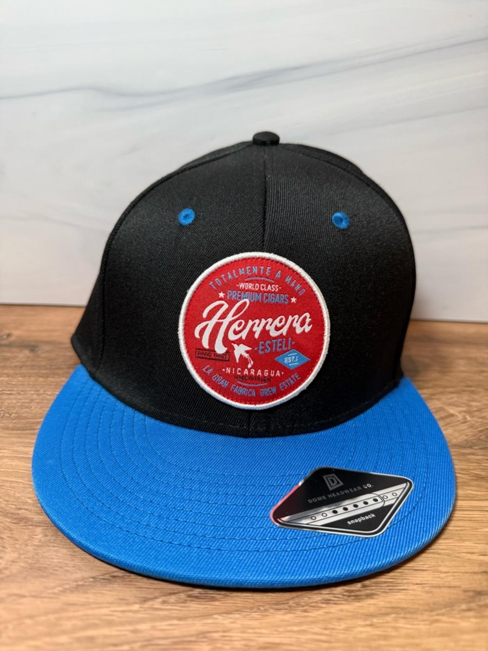 Herrera Estelí Snapback Hat Black Blue